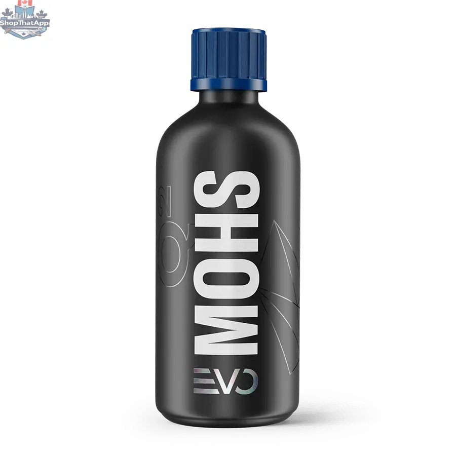 GYEON Q² Mohs EVO detailing product bottle from CARZILLA, with label showing the lightbox display and product branding
