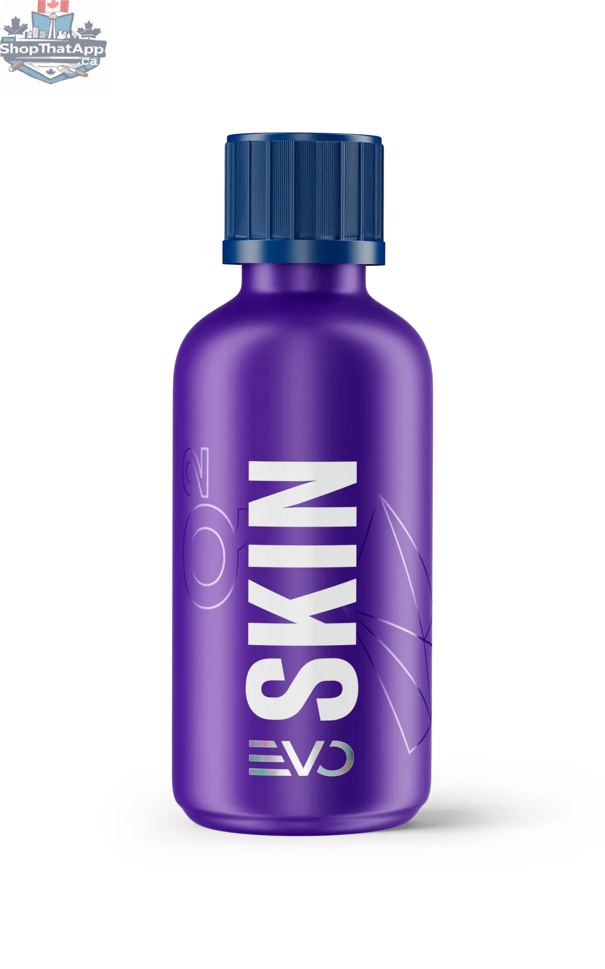 GYEON Q² Syncro EVO Lightbox showing a bottle of Q² Skin EVO ceramic coating product with branding and product details visible.
