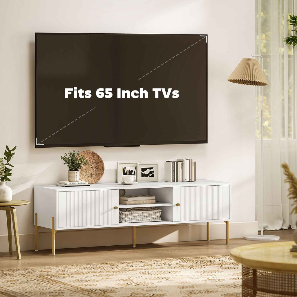 Harley TV Stand for TVs up to 65"-White