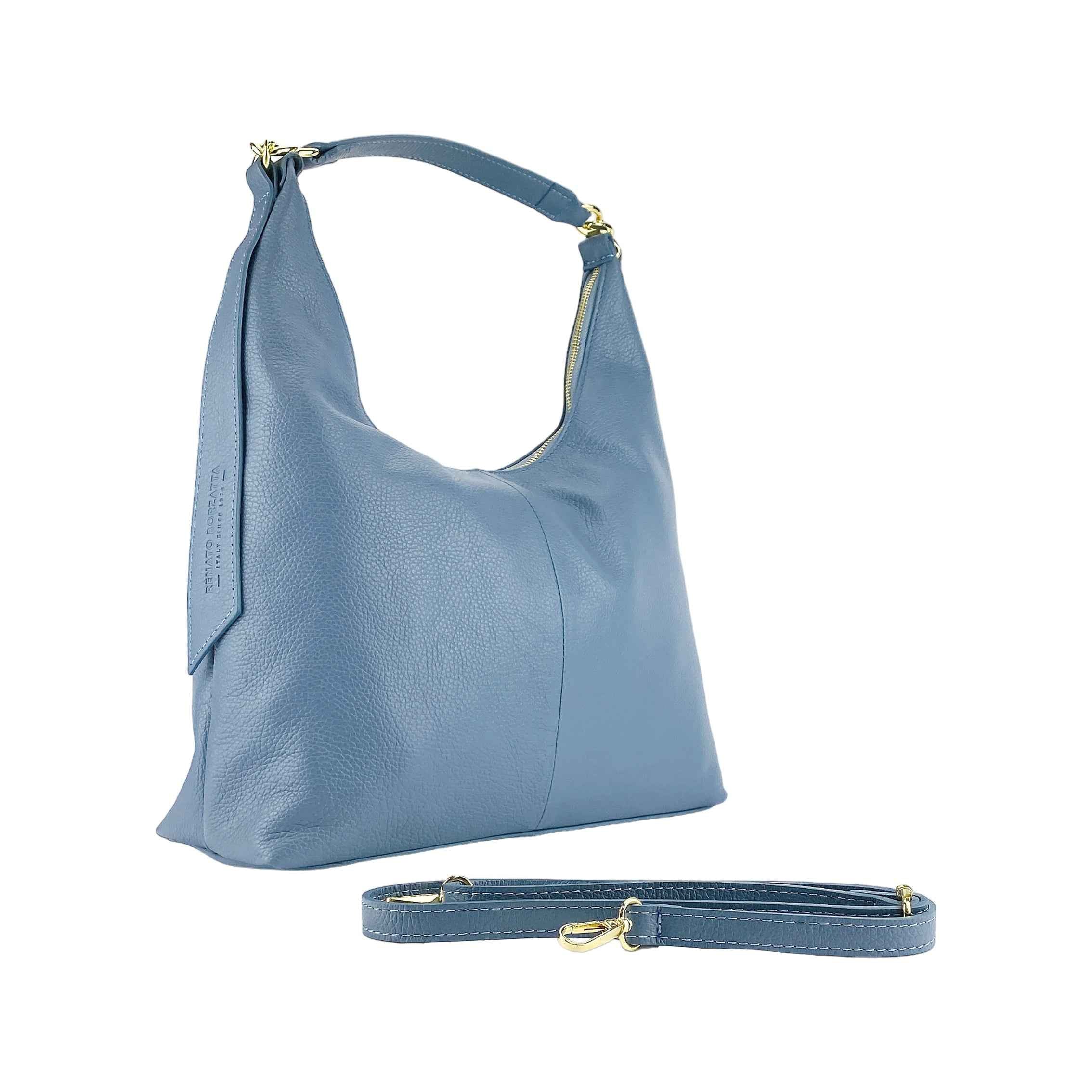 RENATO BORZATTA Women’s Soft Shoulder Bag – Made in Italy