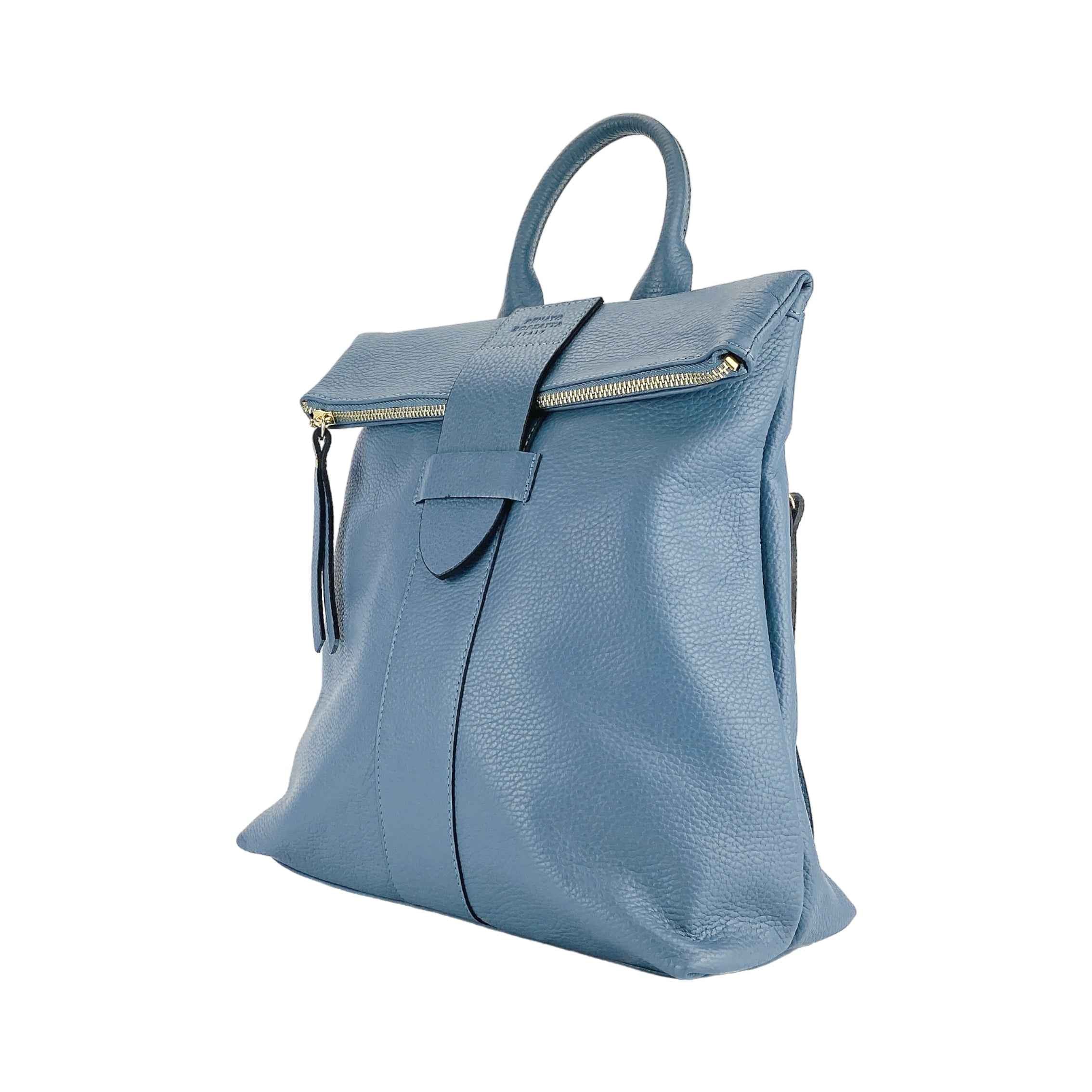 RENATO BORZATTA Soft Women’s modern Backpack – Genuine Leather, Made in Italy