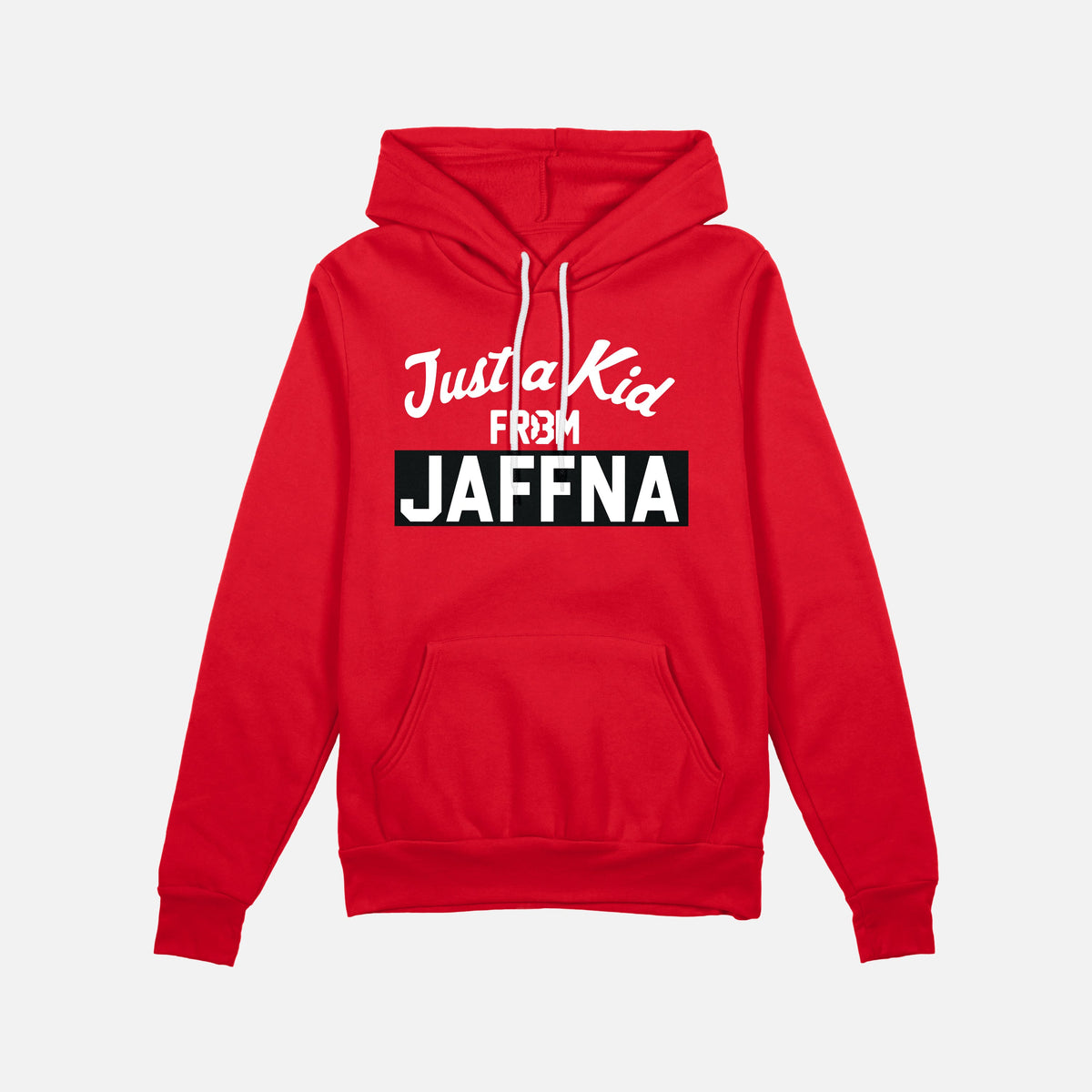 Freedom 83 Just a Kid from JAFFNA Hoodie – Red-Hoodie-www.Shopthatapp.ca-Freedom 83