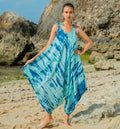 Bone Tie Dye Romper - Blue - Shopthatapp.ca