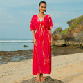 Bone Tie Dye Maxi Dress - Pink - Shopthatapp.ca