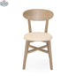 Rose dining chair made of scrubbed teak wood with a modern, elegant design from Hygge Design House.