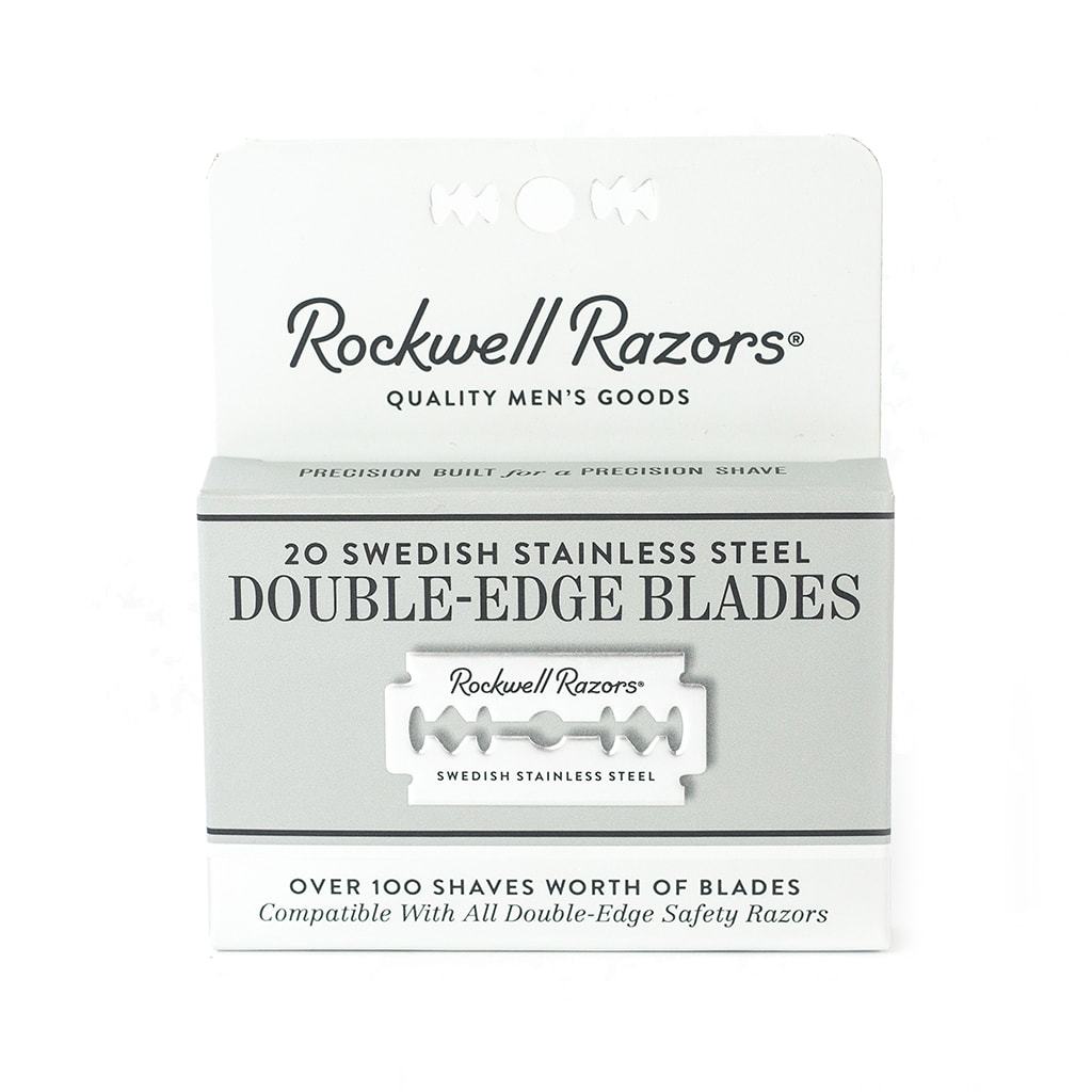 Rockwell Double Edge Razor Blades - Pack of 20 for a Smooth Shave