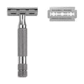 Rockwell 2C Adjustable Razor - Gunmetal Finish with 2 Settings for Ultimate Shaving Control