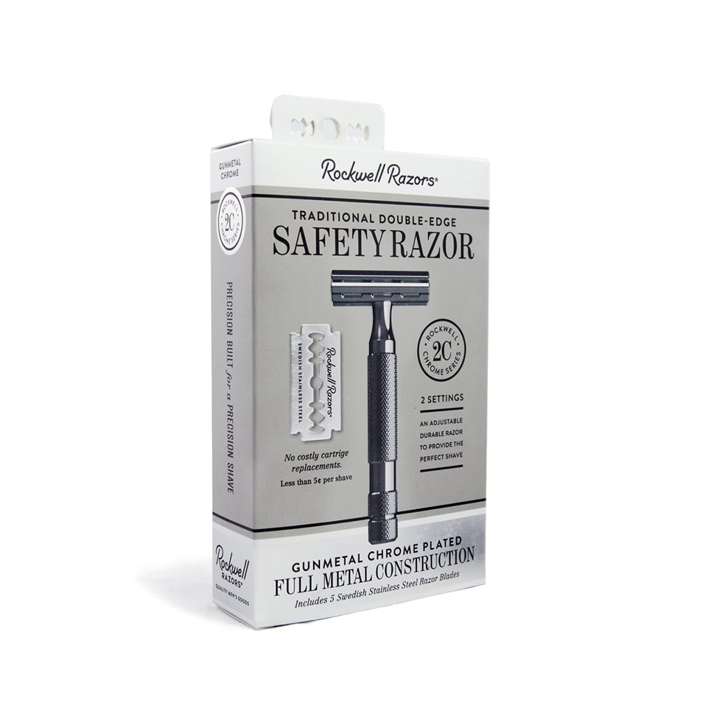 Rockwell 2C Adjustable Razor - Gunmetal Finish with 2 Settings for Ultimate Shaving Control