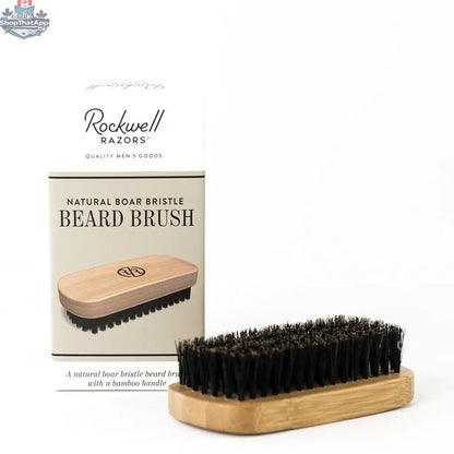 Rockwell Beard Brush with Natural Boar Bristle - Shopthatapp.ca
