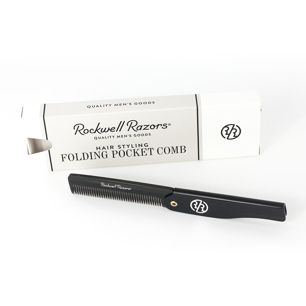 Rockwell Folding Hair Styling Pocket Comb - Stylish and Portable Rockwell Folding Hair Comb