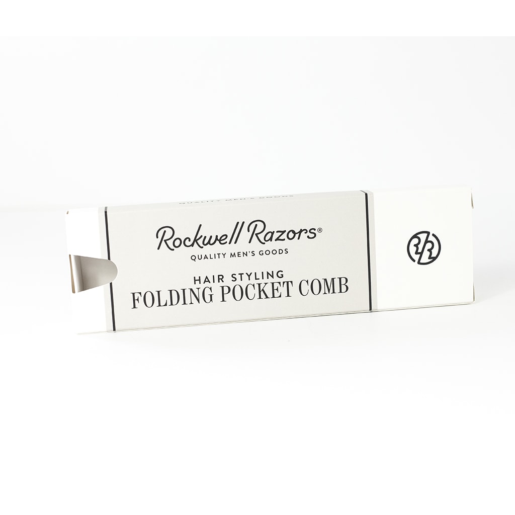 Rockwell Folding Hair Styling Pocket Comb - Stylish and Portable Rockwell Folding Hair Comb
