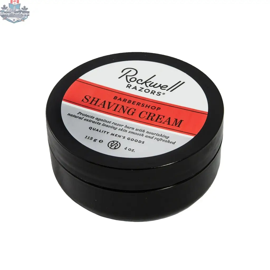 Rockwell Razors Shave Cream Barbershop Scent (4oz / 113g) - Shopthatapp.ca