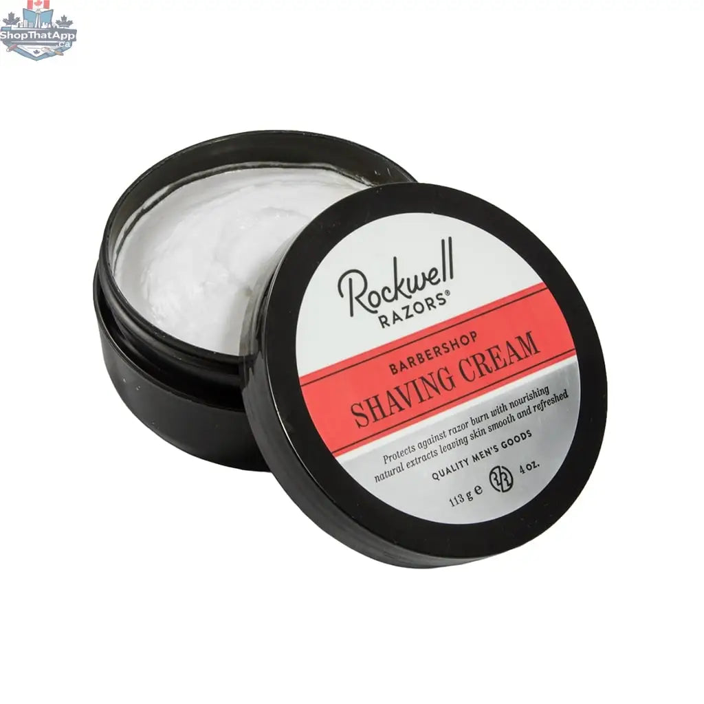 Rockwell Razors Shave Cream Barbershop Scent (4oz / 113g) - Shopthatapp.ca