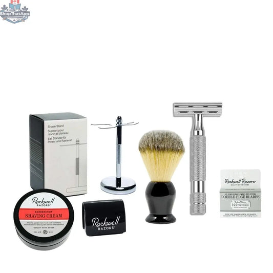 Rockwell Shaving Gift Set - 6 Piece Grooming Essentials for an Exceptional Shave - Shopthatapp.ca