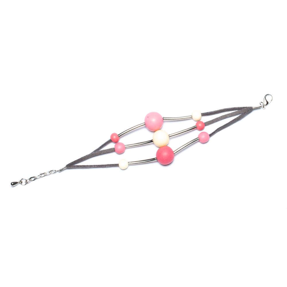 Triple Strand Resin Ball Bracelet - Shopthatapp.ca