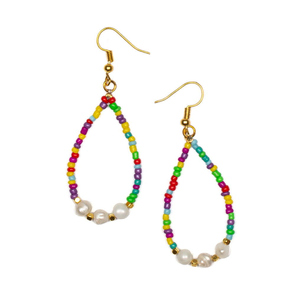 Tear Drop Pearl Earrings with Elegant Pearls - Shopthatapp.ca