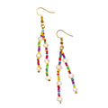 Double Drop Earrings With Pearls - Shopthatapp.ca