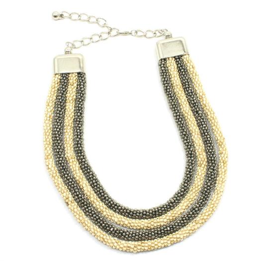 Four Strand Collar Necklace - Shopthatapp.ca