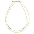 Double Strand Crystal Bead Necklace for Elegant Style - Shopthatapp.ca