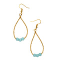 Tear Drop Crystal Bead Earrings for Elegant Style - Shopthatapp.ca