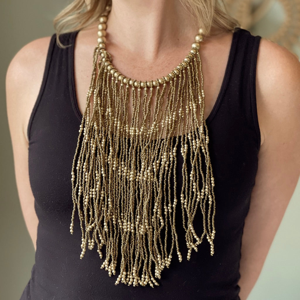 Waterfall Necklace - Elegant Multi Strand Crystal Bracelet - Shopthatapp.ca