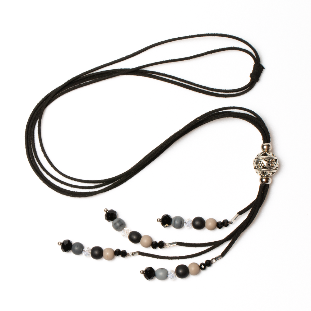 Long Beaded Tassel Necklace - Shopthatapp.ca