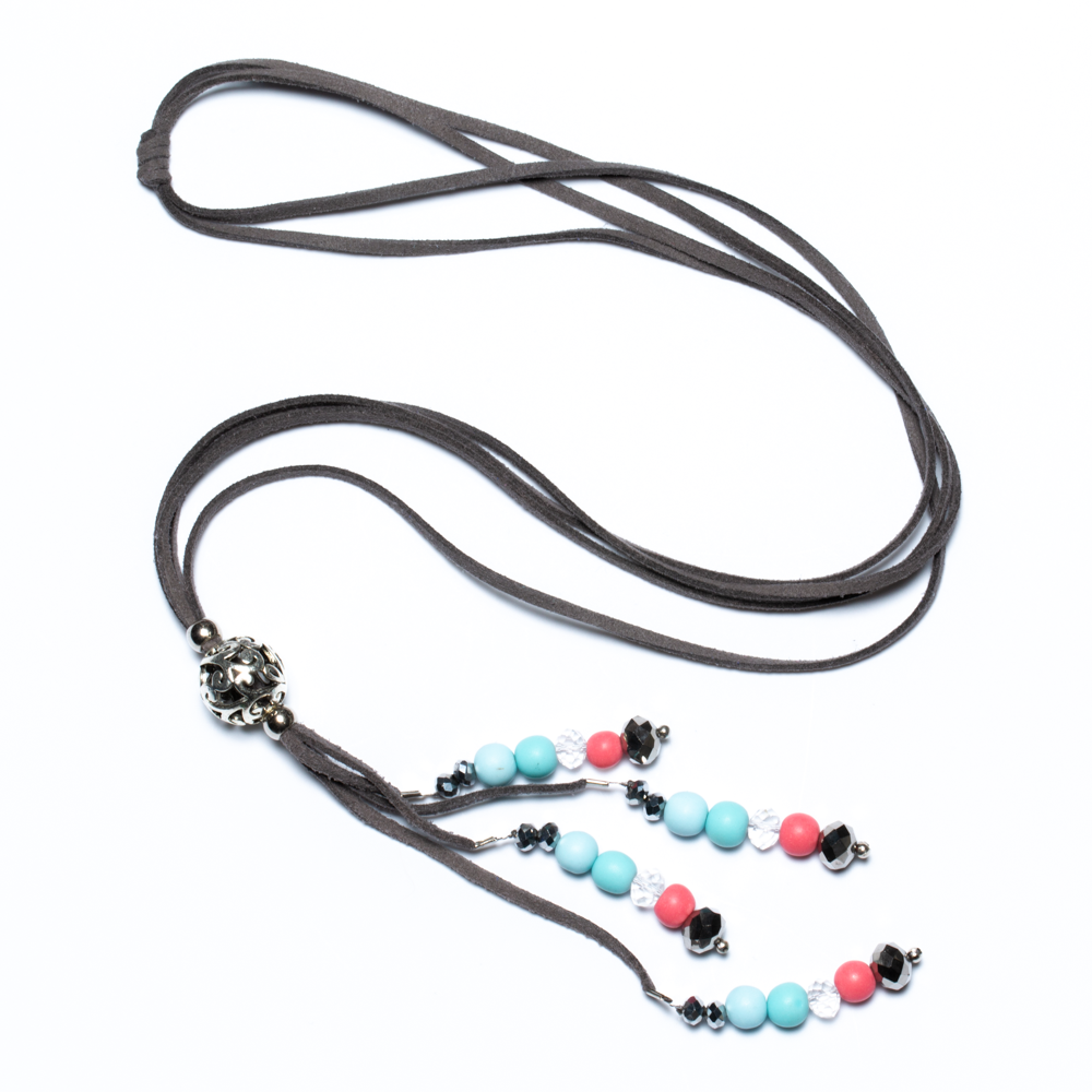 Long Beaded Tassel Necklace - Shopthatapp.ca