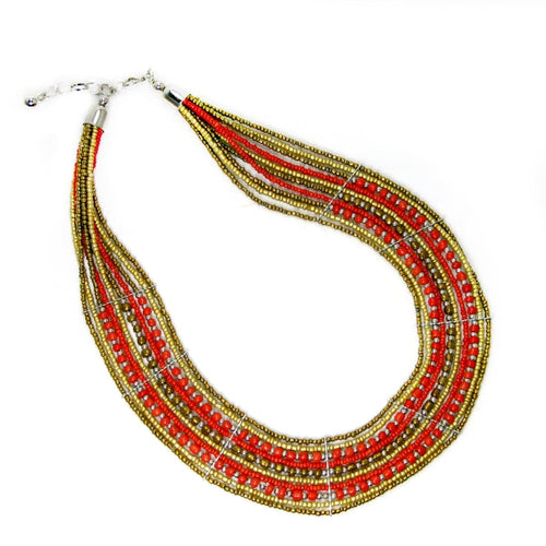 Beaded Collar Necklace - Shopthatapp.ca