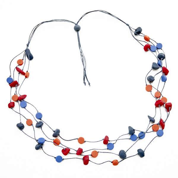 Resin Nugget Disc Necklace for Unique Style and Vibrant Charm - Shopthatapp.ca