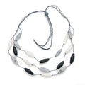 Triple Strand Resin Necklace - Shopthatapp.ca