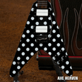 Randy Rhoads "Harpoon" Polka Dot V Miniature Guitar Replica - Www.Shopthatapp.ca