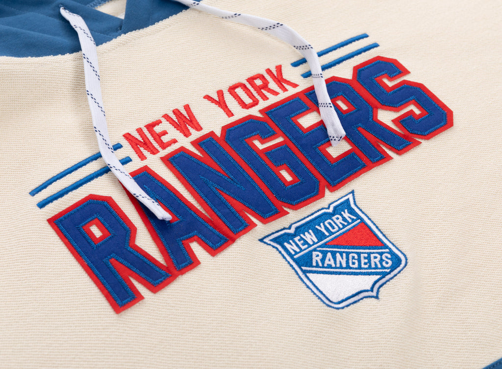 New York Rangers NHL Unisex Reverse Terry Retro Premium Hoodie - Shopthatapp.ca