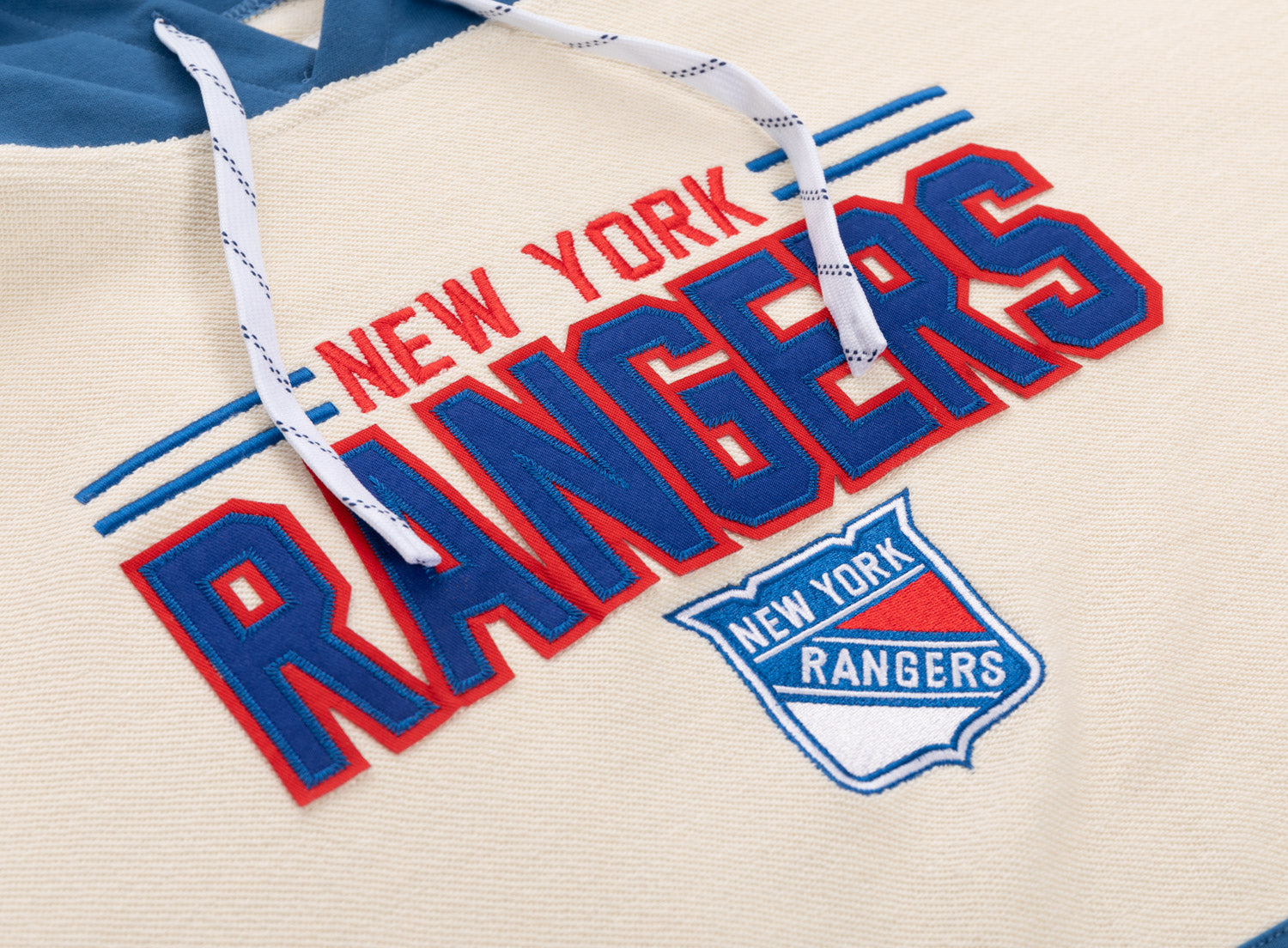 New York Rangers NHL Unisex Reverse Terry Retro Premium Hoodie - Shopthatapp.ca