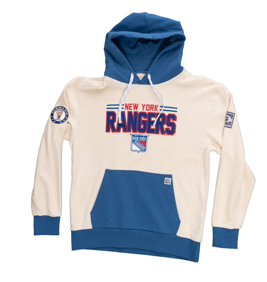 New York Rangers NHL Unisex Reverse Terry Retro Premium Hoodie - Shopthatapp.ca