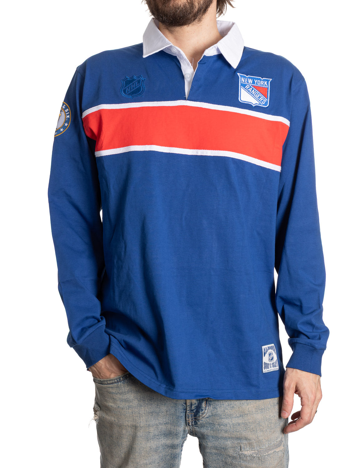 New York Rangers Rugby Shirt - Shopthatapp.ca
