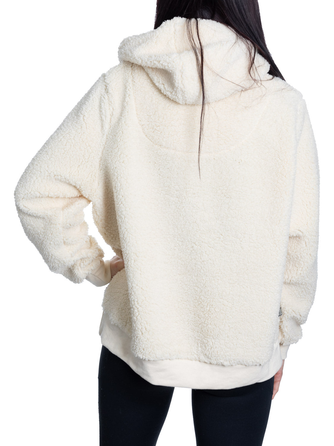 Pittsburgh Penguins Ladies Sherpa Hoodie with Premium Chenille Logo - Shopthatapp.ca