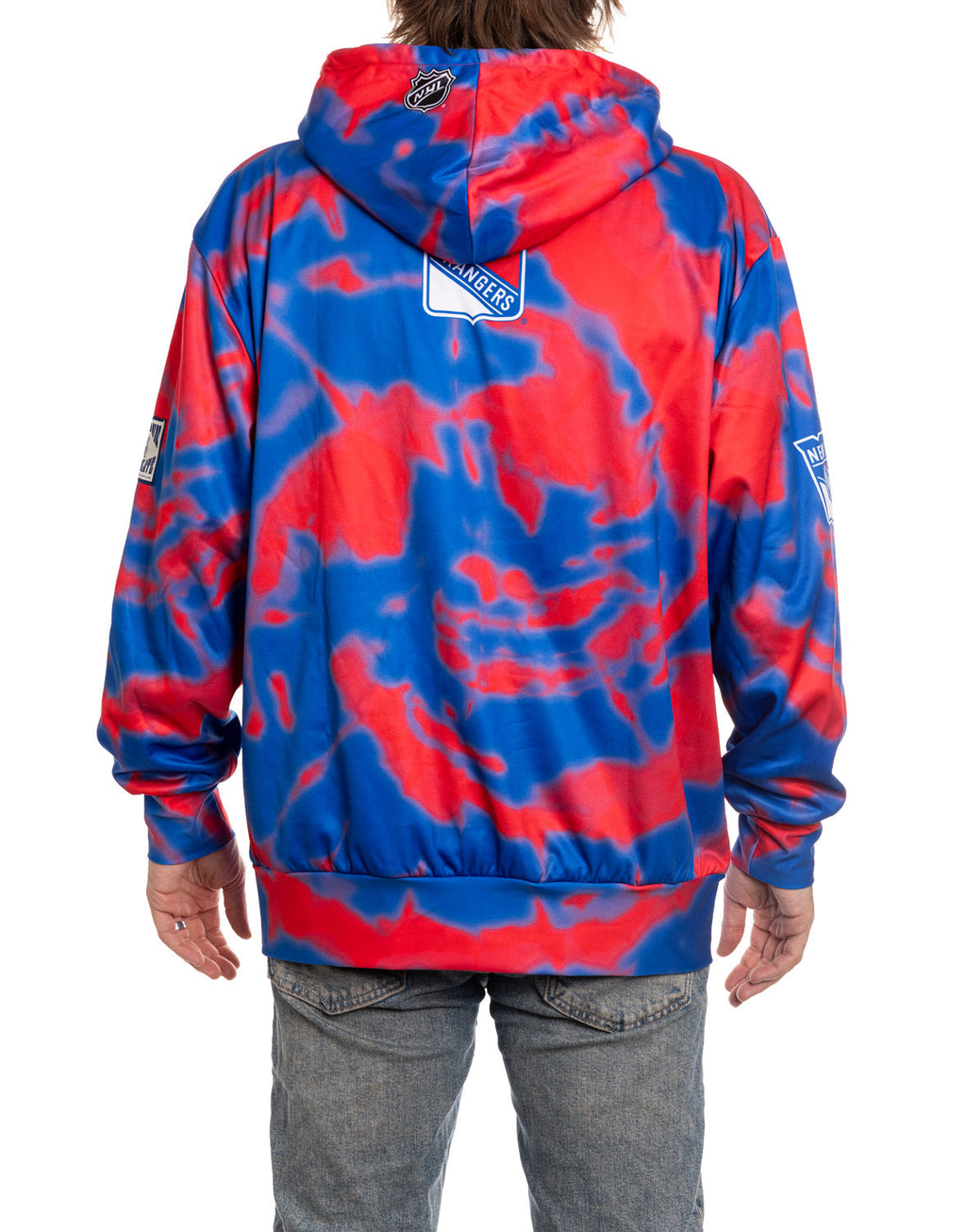 New York Rangers NHL Tie Dye Sublimation Pullover Hoodie - Shopthatapp.ca