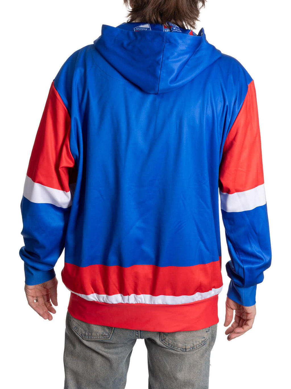 New York Rangers Hockey Lace Hoodie - Shopthatapp.ca