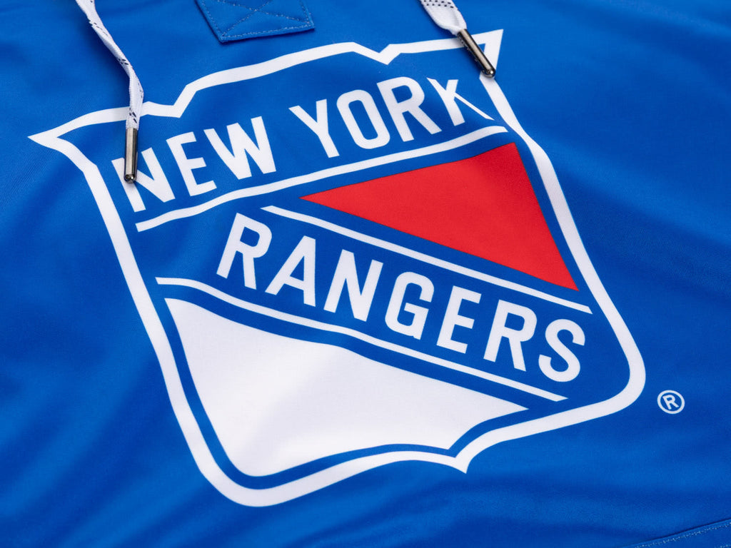 New York Rangers Hockey Lace Hoodie - Shopthatapp.ca