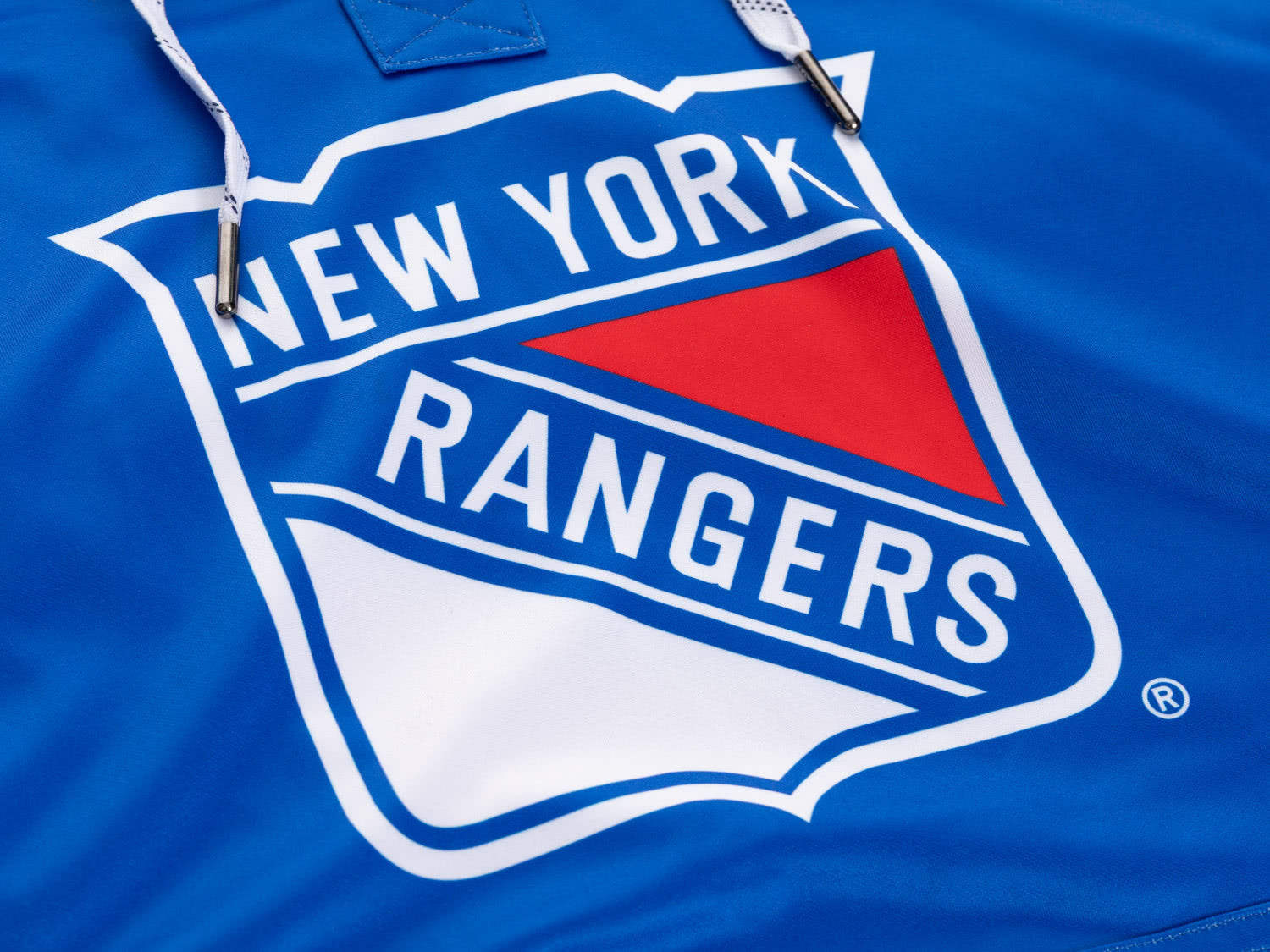 New York Rangers Hockey Lace Hoodie - Shopthatapp.ca