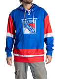 New York Rangers Hockey Lace Hoodie - Shopthatapp.ca