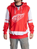 Detroit Red Wings Hockey Lace Hoodie - Shopthatapp.ca