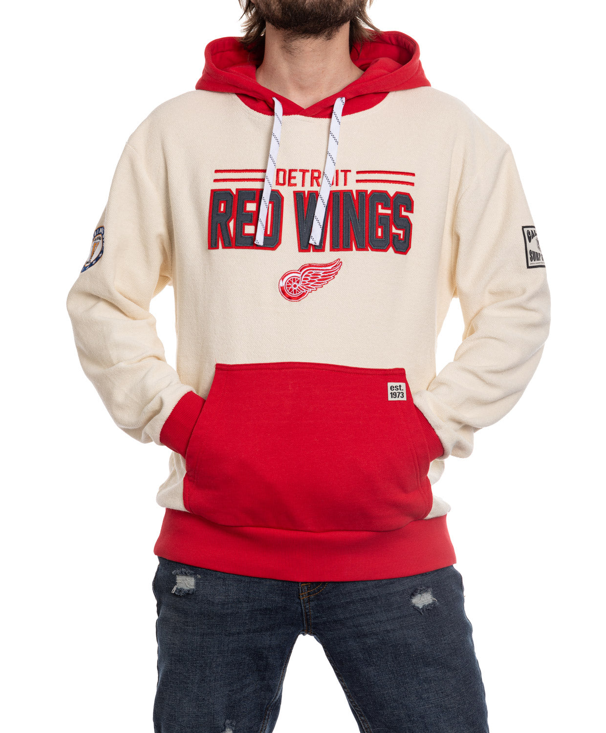 Detroit Red Wings NHL Unisex Reverse Terry Retro Premium Hoodie - Shopthatapp.ca