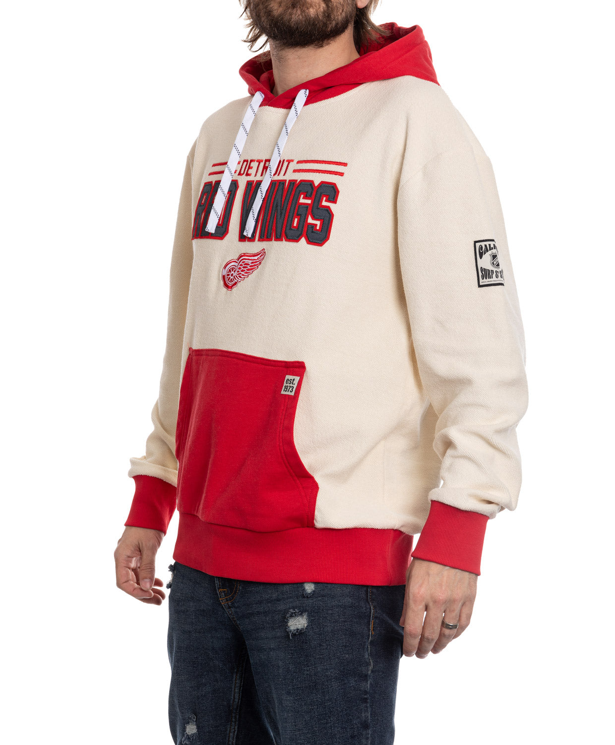 Detroit Red Wings NHL Unisex Reverse Terry Retro Premium Hoodie - Shopthatapp.ca