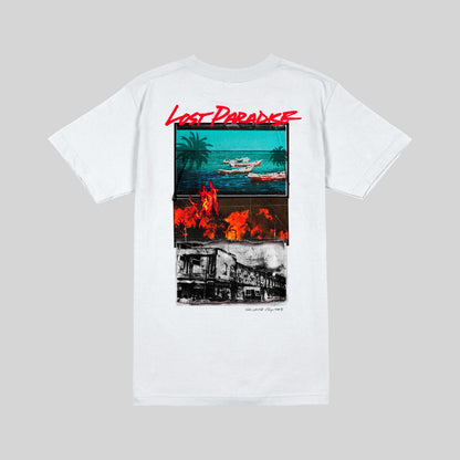 Lost Paradise T-shirt - White-T-Shirt-www.Shopthatapp.ca-Freedom 83