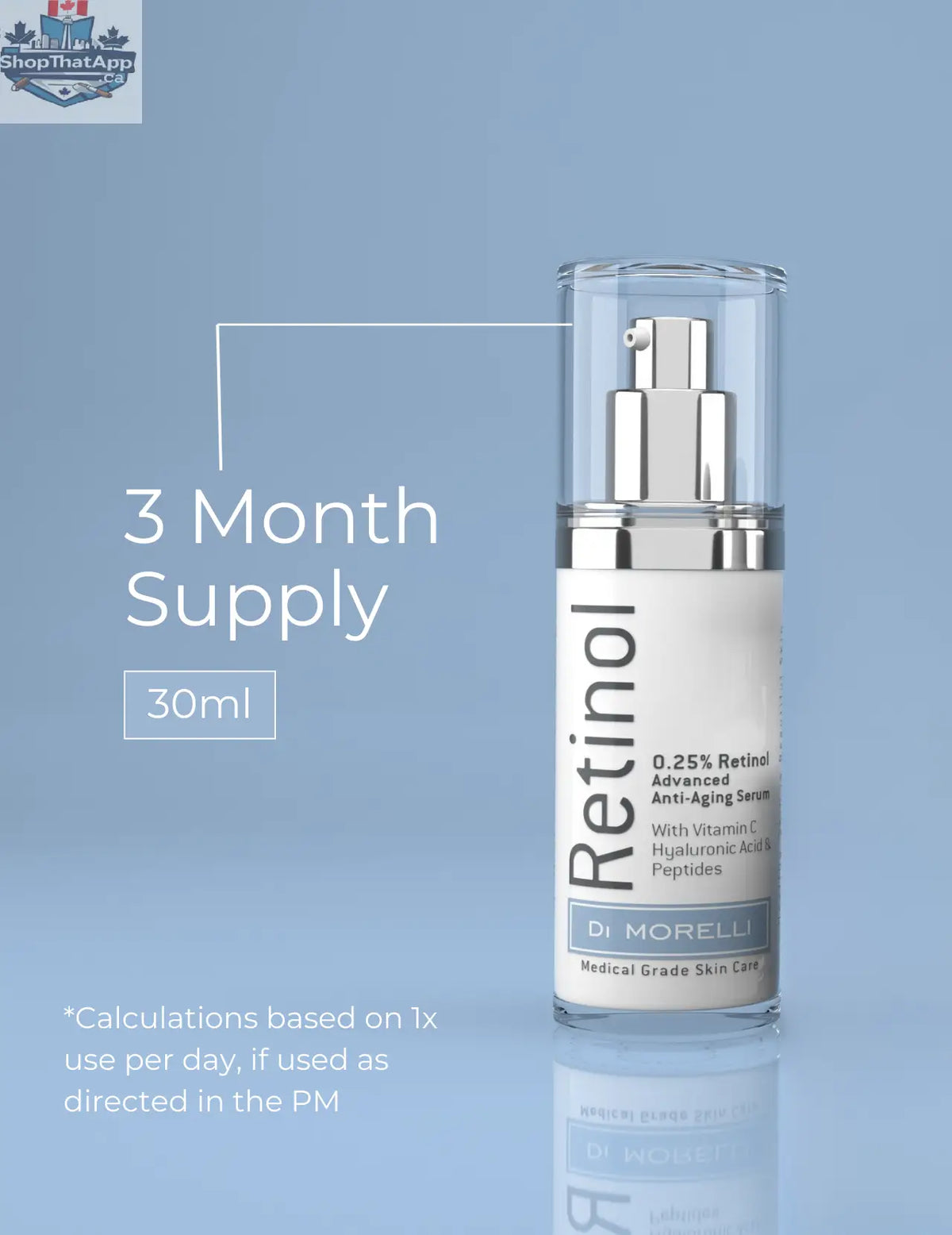 0.25% Retinol Serum - Shopthatapp.ca