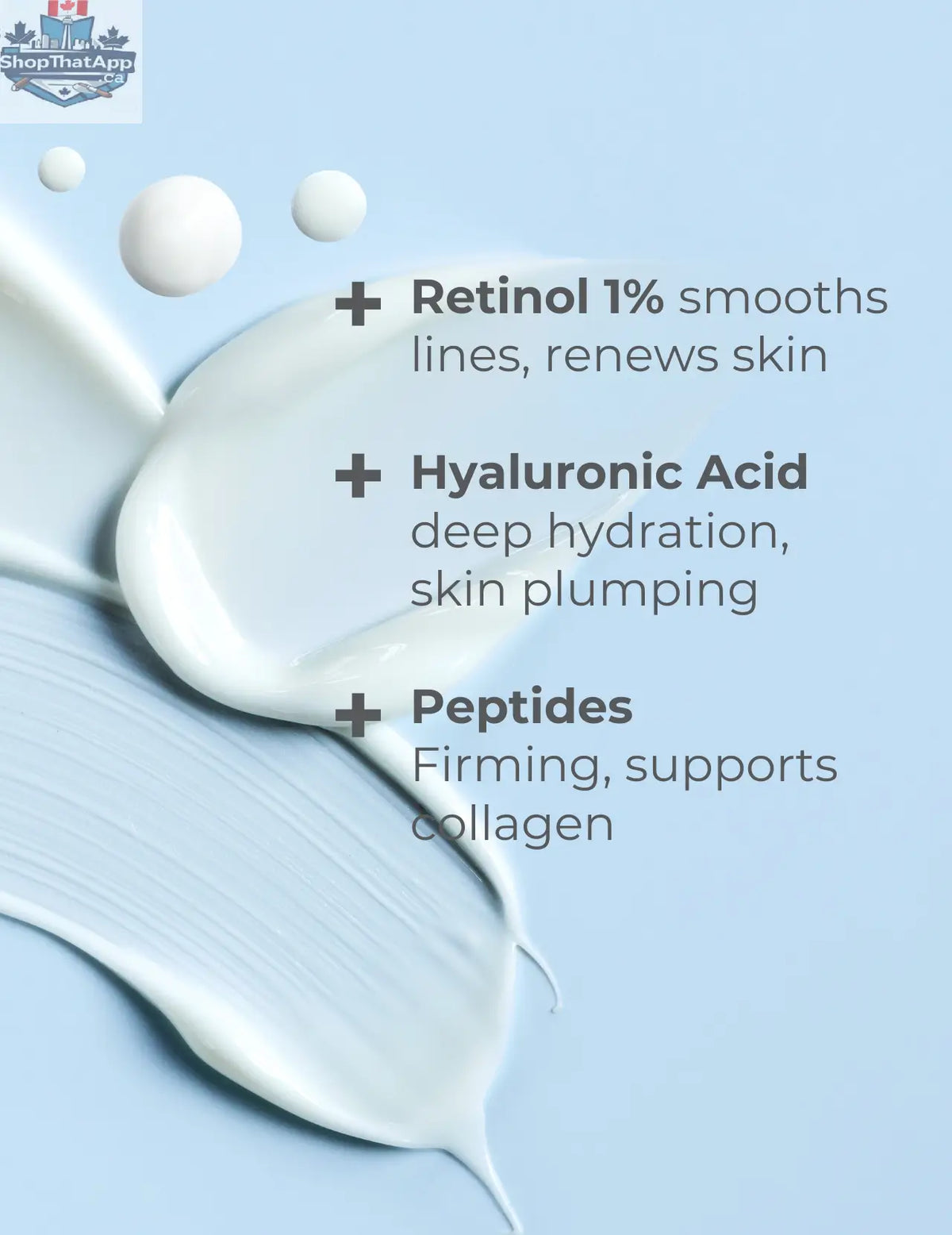 1% Retinol Serum - Shopthatapp.ca
