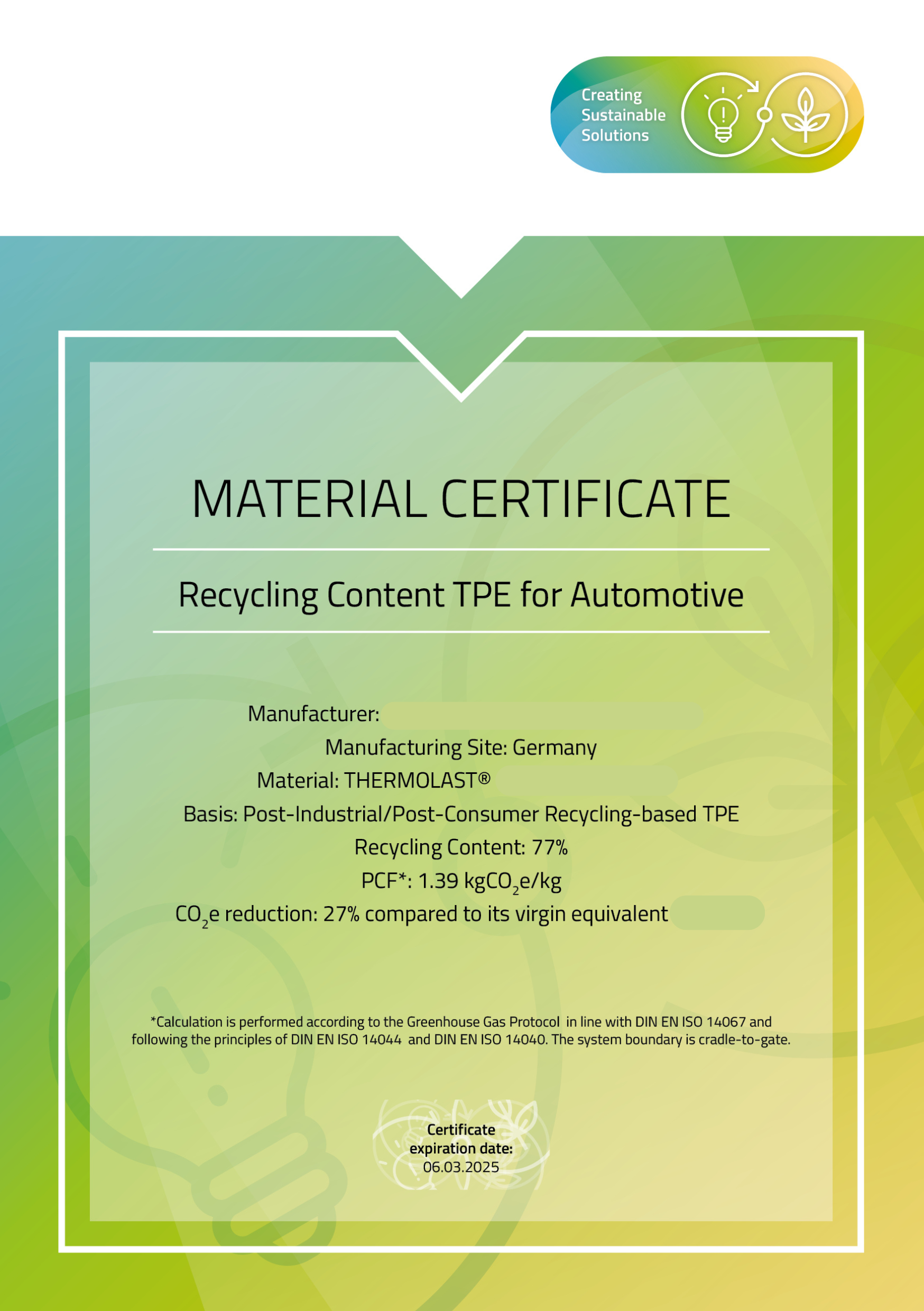 Tesla Model 3 Highland 3-teiliges Gummimattenset Innenraum Tessi® Greenline 75% Recycling Material