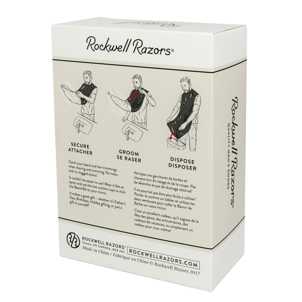 Rockwell Razors Beard Bib and Manicure set Display Bundle