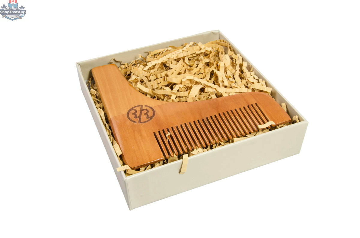 Rockwell Razors Natural Beard Shaper in Pear Wood (Case Pack of 4) - Shopthatapp.ca